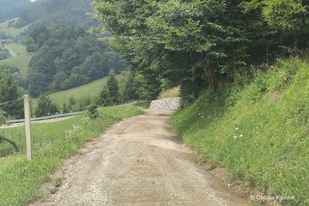 Urejanje makadamske ceste Špitalič - Doline (2)